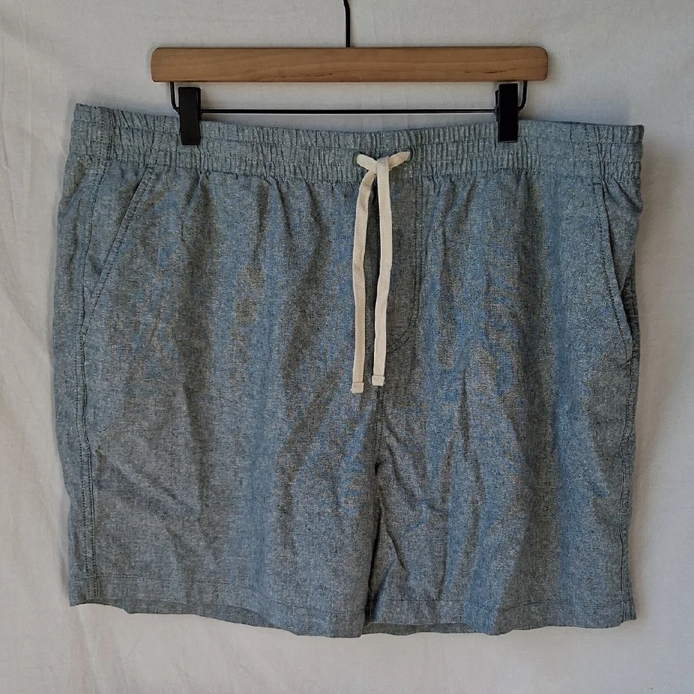 J. Crew Gray GreenMen's Shorts Linen Blend Size XXL